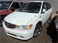 2004 Honda Odyssey 5FNRL18874B106399 White