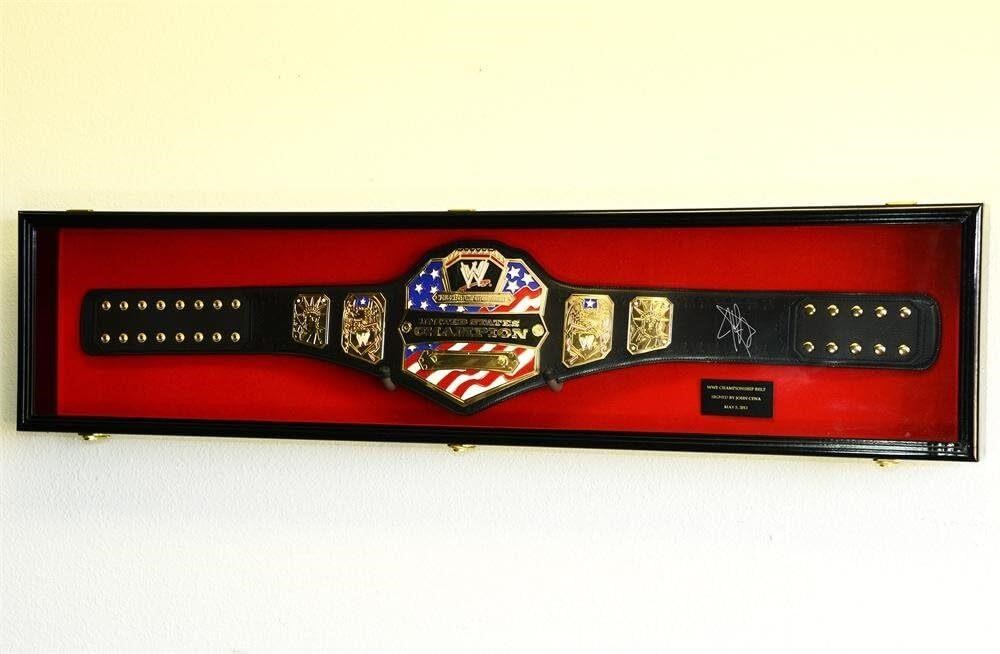 WWE WWF Championship Belt Display Case 54 Black