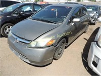 2007 Honda Civic 1HGFA16517L089846 Gray