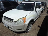 2004 Honda CR-V JHLRD788X4C001579 White