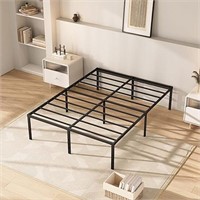 Queen 18inch Metal Bed Frame No Box Spring Needed,