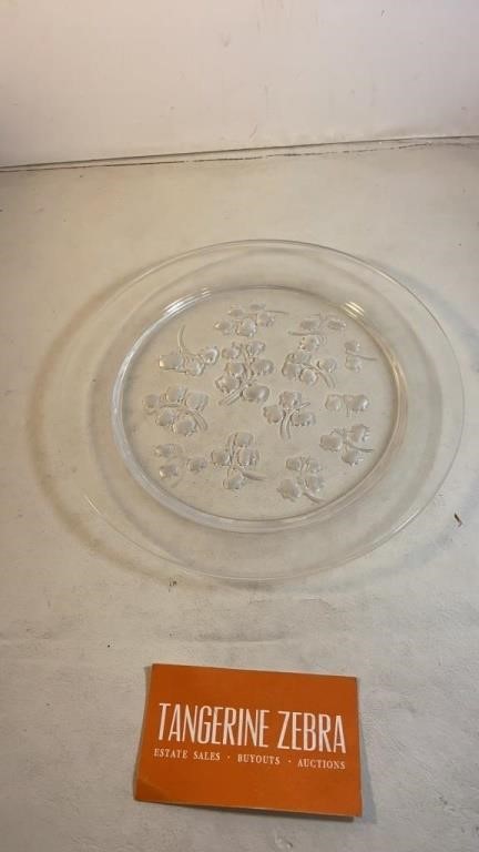 Lalique Glass Plate