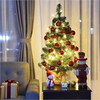 Goplus 2ft Tabletop Mini Christmas Tree, Artificia