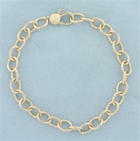 Cable Link Bracelet in 14k Yellow Gold