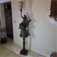 6' French Sculpture Torchiere