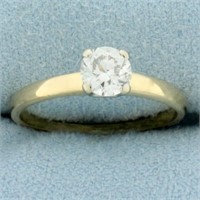 Vintage Old European Cut Diamond Solitaire Engagem