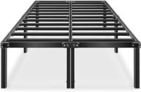 SEALED - HAAGEEP 18 Inch Full Bed Frame No Box Spr