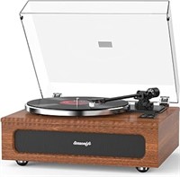 SEALED - Vintage Record Player for Vinyl with Spea