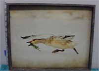 15x12 Goose Print on Canvas w/Barn Wood Frame