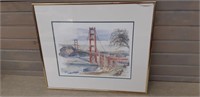 Legai "San Francisco The Golden Gate Bridge" print