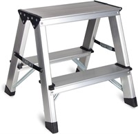 Two Step Ladder - 330lbs  Aluminum by CHEAGO