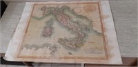 Map of Italy by John Cary, 1799 ( Hand-Colored)