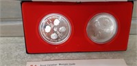 1977 Governor General of Canada Silver Coin set