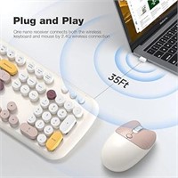 MOFII Wireless Keyboard and Mouse Combo, Full-Size