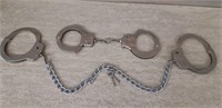 Set of Handcuffs & a set of Ankle cuffs w/ 2 keys