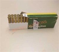 Remington high velocity 20 center fire cartridges