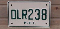 1980's PEI Motorcycle Dealer License Plate