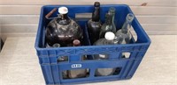 Crate full of Bottles lot - crate included - Local