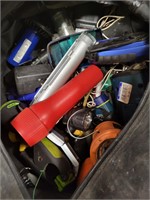 Bag of misc lights/tools