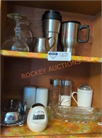 Miscellaneous kitchen cabinet lot
