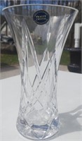 8" Crystal Vase Made In Czech