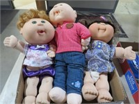 3 VINTAGGE CABBAGE PATCH DOLLS