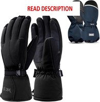 MCTi Men's Ski Gloves MC1605  Black  Medium