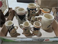 VINTAGE COLLECTION OF GERMAN STEINS