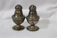 A Pair of Sterling Salt and Pepper Shakers