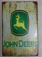 John Deere Metal Sign