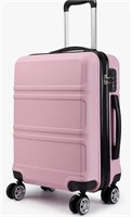 Kono 20' Spinner Wheel TSA Lock Luggage Pink