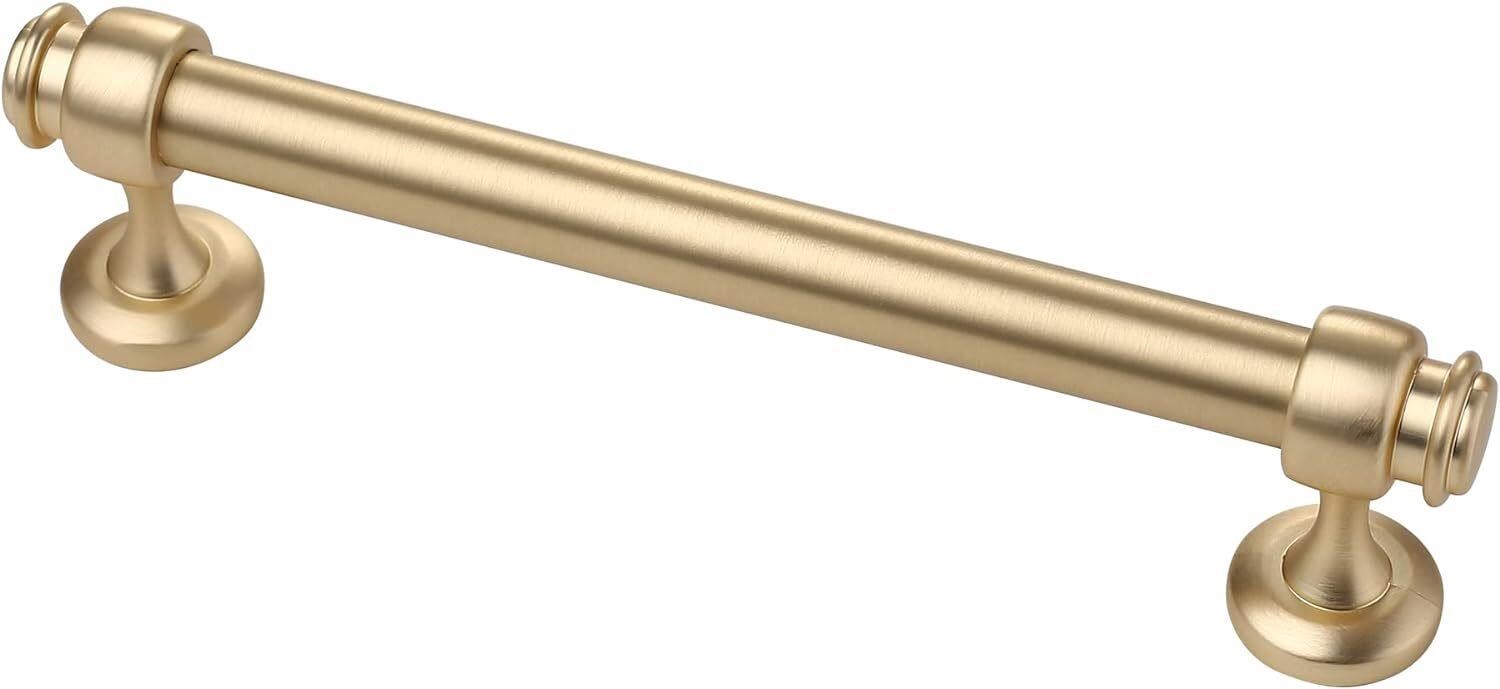 Alzassbg Gold Cabinet Pulls  5 Inch  10 Pack