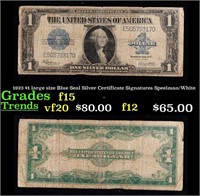 1923 $1 large size Blue Seal Silver Certificate Gr