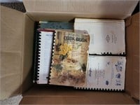 Box of Vintage Cookbooks