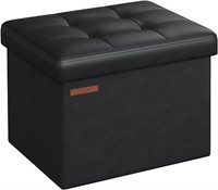 SONGMICS Folding Storage Ottoman, Storage Bench, C