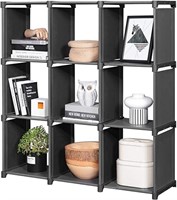 SONGMICS 9-Cube DIY Storage Shelves, Open Bookshel