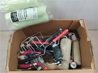 Box of painting supplies