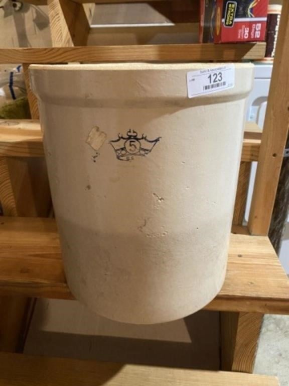 5 Gallon Stoneware Crock