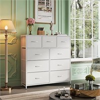 USED - WLIVE 9-Drawer Dresser, Fabric Storage Towe