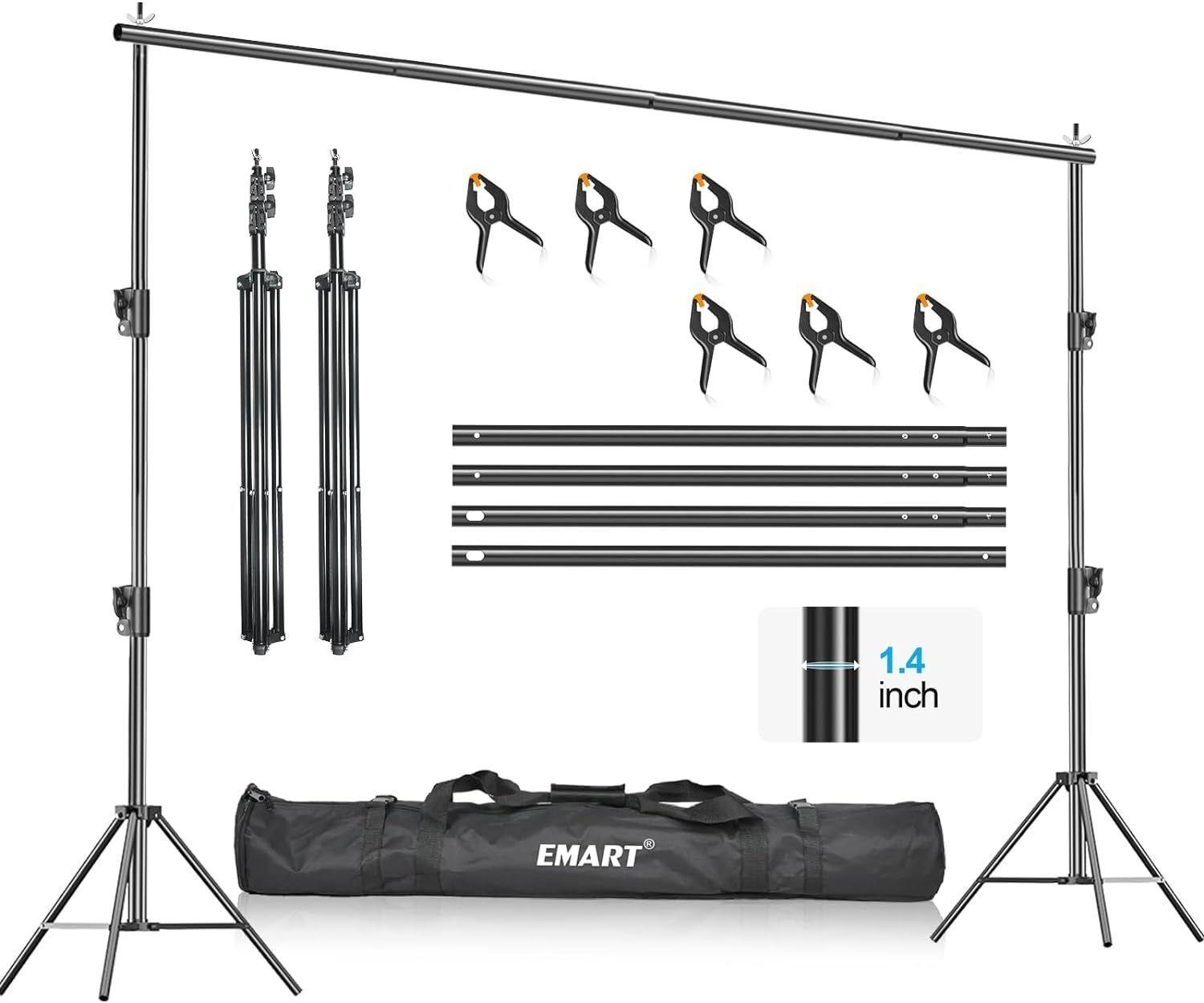 EMART Heavy Duty Backdrop Stand, 7 x 10ft