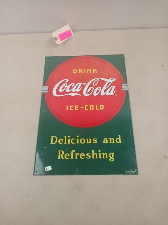 Coca-Cola sign 17x12 repo