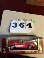 DIE CAST METAL COLLECTION 1957 CORVETTE IN BOX