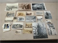 Flat of old photographs