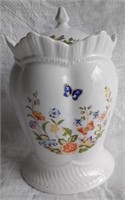 Beautiful Aynsley Lidded Vase  With Butterflies &