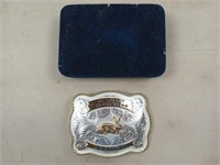 Montana Silversmiths belt buckle
