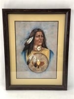 Native American Painting by Karen Case