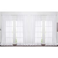 NICETOWN White Sheer Curtains Window Panels -...