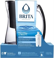 Brita Medium 8 Cup Water Filter Pitcher with 1...
