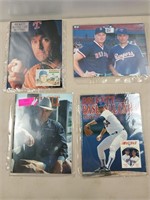 4 Beckett baseball card monthly magazines, Nolan