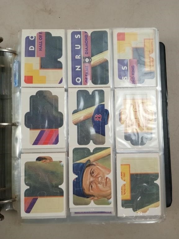 Complete set of 1990 Donruss baseball cards